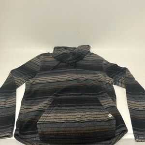 Men's Small Liv Outdoor Fleece Striped Hoodie